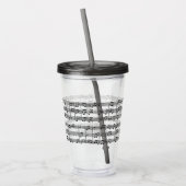 Musikalische Akryltumoren Acryltrinkbecher (Links)