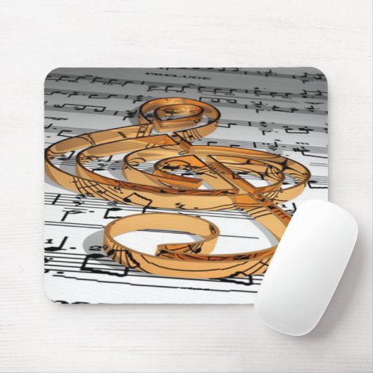 musikalische Anmerkung Mousepad (Mit Mouse)