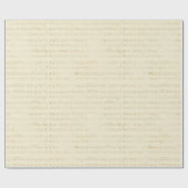 Musikalische Anmerkungen Geschenkpapier (Flach)