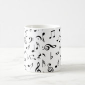musikalische Anmerkungen Kaffeetasse (Mittel)