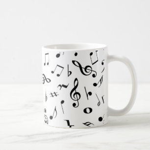 musikalische Anmerkungen Kaffeetasse