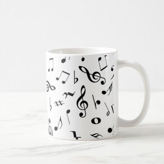 musikalische Anmerkungen Kaffeetasse (Rechts)