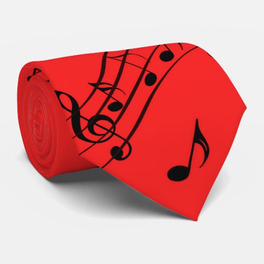 Musikalische Anmerkungen Krawatte (Gerollt)