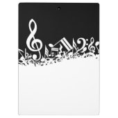 Musikalische Anmerkungen kundengerecht Klemmbrett (Rückseite)