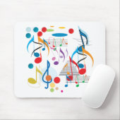 Musikalische Anmerkungen Mousepad (Mit Mouse)
