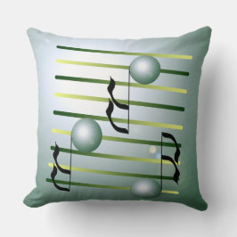 Musikalische Anmerkungen Musico Kissen