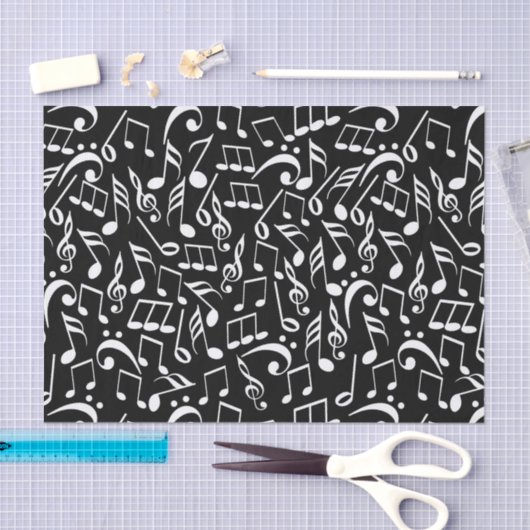 Musikalische Anmerkungen Seidenpapier (Handwerk)