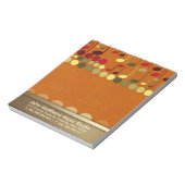 Musikalische Anmerkungen Textur personalisieren Si Notizblock (Rotiert)