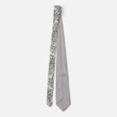 Musikalische Anmerkungen und Symbole Schwarzweiss Krawatte (Rückseite)