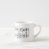 Musikalische Anmerkungenespresso-Tasse Espressotasse (Rechts)