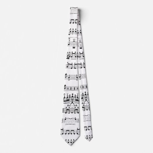Musikalische Anmerkungs-Krawatte Krawatte (Vorderseite)