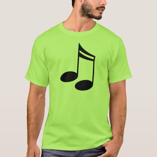 Musikalische Anmerkungs-Musik-Geschenk T-Shirt (Vorderseite)