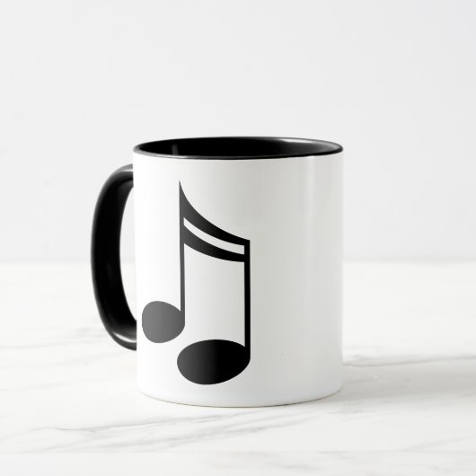 Musikalische Anmerkungs-Musik-Geschenk Tasse (Vorderseite Links)