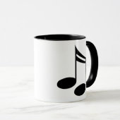 Musikalische Anmerkungs-Musik-Geschenk Tasse (VorderseiteRechts)