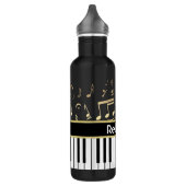 Musikalische Anmerkungs-und Edelstahlflasche (Links)