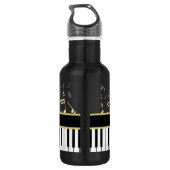 Musikalische Anmerkungs-und Trinkflasche (Rückseite)