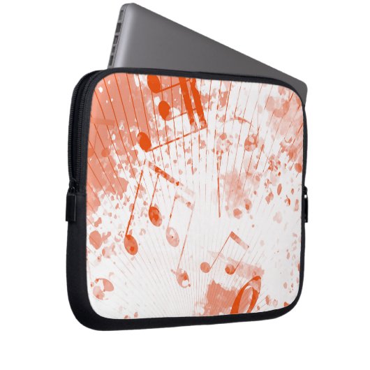 Musikalische Atmosphäre 3 Laptopschutzhülle (Vorne Rechts)