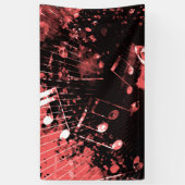 Musikalische Atmosphäre 4 Banner (Vertikal)