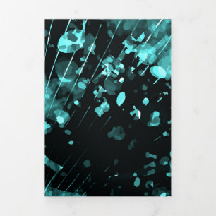 Musikalische Atmosphäre 6 Dreifach Gefaltete Urlaubskarte