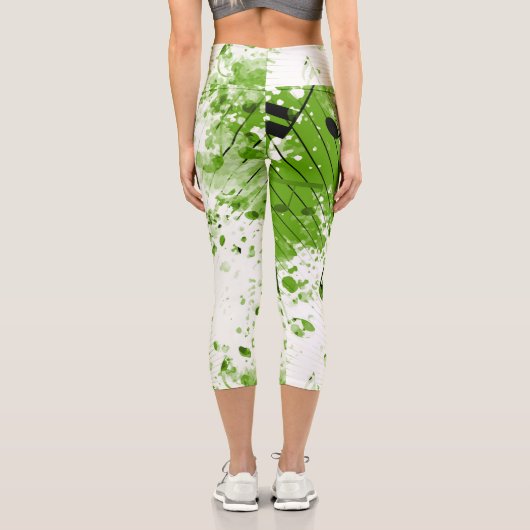 Musikalische Atmosphäre 7 Capri Leggings (Rückseite)