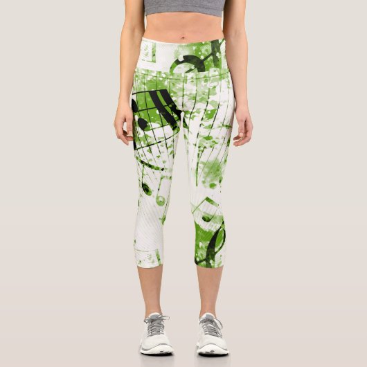 Musikalische Atmosphäre 7 Capri Leggings (Vorderseite)
