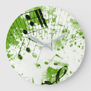 Musikalische Atmosphäre 7 Große Wanduhr