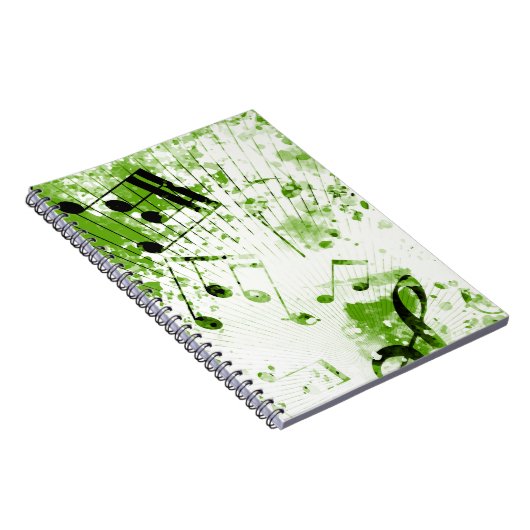 Musikalische Atmosphäre 7 Notizblock (Rechte Seite)