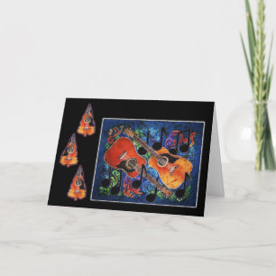 Musikalische Belustigung - Feiertagskarte