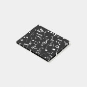 Musikalische Bemerkungen 2 Post-it Klebezettel (angewinkelt)