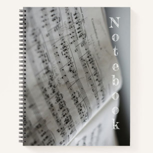 Musikalische Bemerkungen - Ein einfaches Notebook Notizblock