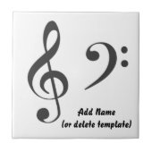 Musikalische Bemerkungen ・ Kleine ・ Tile Fliese (Vorderseite)