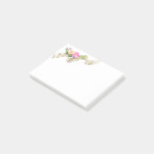 Musikalische Blume Post-it Klebezettel (angewinkelt)