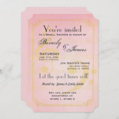 Musikalische Brautdusche Einladung (Vorne/Hinten)