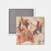 Musikalische Engel Magnet (Vorderseite/Rückseite)