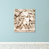 Musikalische Engel, Relief aus Kantoria Leinwanddruck (Insitu (Holzboden))