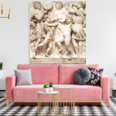 Musikalische Engel, Relief aus Kantoria Leinwanddruck (Insitu (Wohnzimmer))