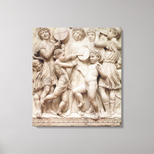 Musikalische Engel, Relief aus Kantoria Leinwanddruck (Vorderseite)