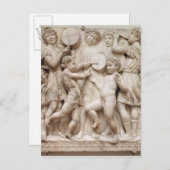 Musikalische Engel, Relief aus Kantoria Postkarte (Vorne/Hinten)