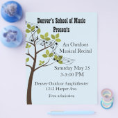 Musikalische Erwägung Custom Flyer (Einzeln)