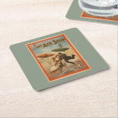 Musikalische Farce-Komödie, das Rechteckiger Pappuntersetzer (angewinkelt)