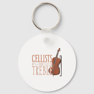 Musikalische Geschenkmusik Cello Lustige Cellisten Schlüsselanhänger