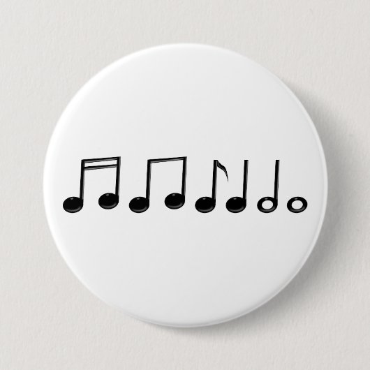 Musikalische Hinweise Button (Vorderseite)