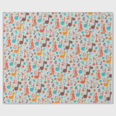 Musikalische Hinweise Geschenkpapier (Flach)