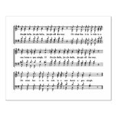 Musikalische Hinweise Gummistempel (Prägung)