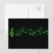 Musikalische Hinweise Postkarte (Vorne/Hinten)