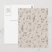 Musikalische Hinweise Postkarte (Vorne/Hinten)