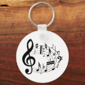 Musikalische Hinweise Schlüsselanhänger (Vorderseite)