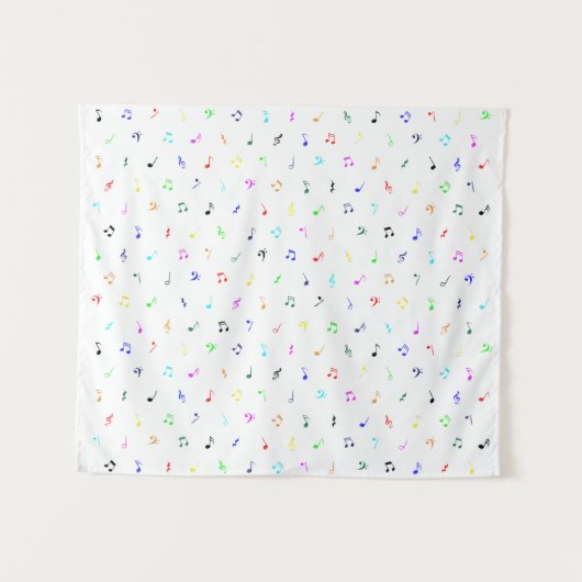 Musikalische Hinweise Wandteppich (Vorderseite (Horizontal))