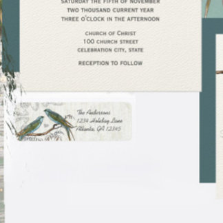 Musikalische Holztextur Vintage Vogelmarken