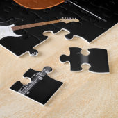 Musikalische Instrumente Collage Musician Gift Puzzle (Seite)